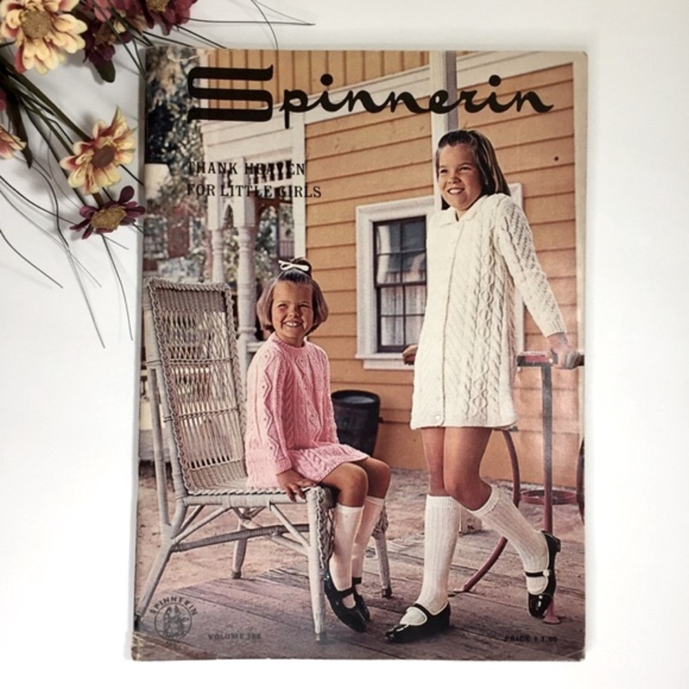 Vintage 60s Fashion Knitting Patterns Book 1968 Spinnerin Yarn